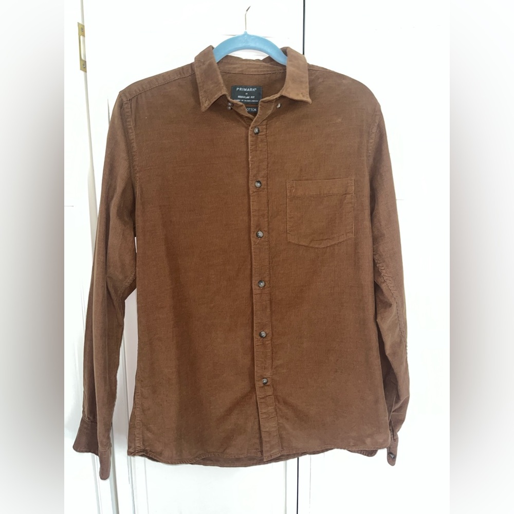 Primark Button Down Corduroy Flannel Shirt.
